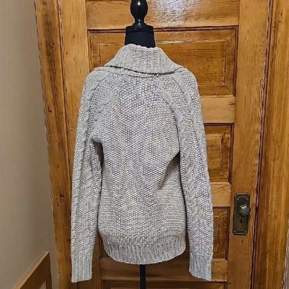 Eddie Bauer Wool Blend Knit Cardigan M - Picture 4 of 5